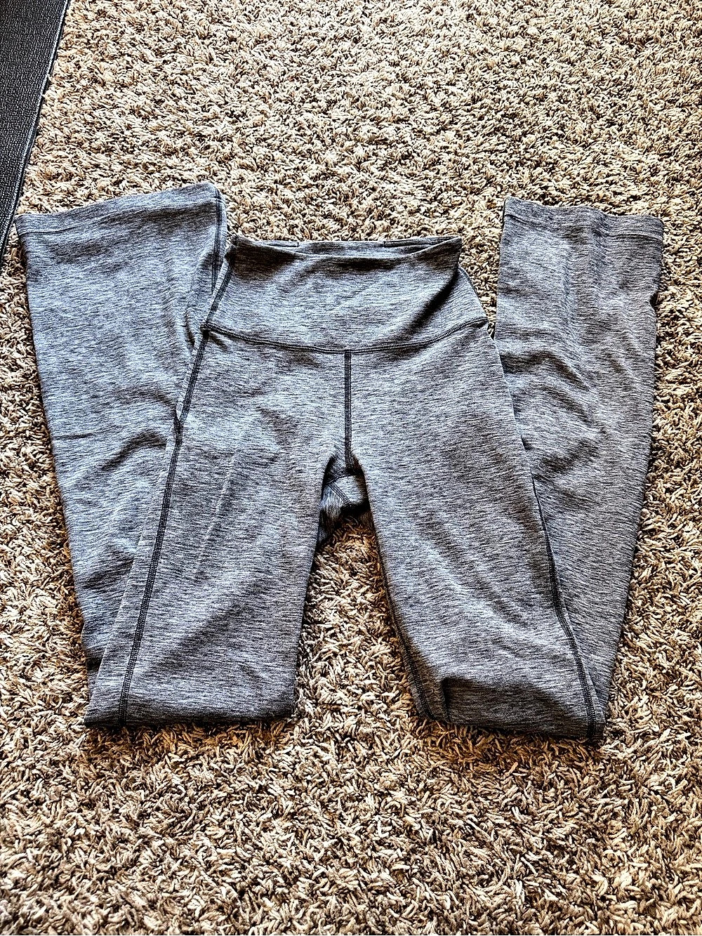 Lululemon Groove Super High-Rise Flared Pant Heathered Gray Nulu 2